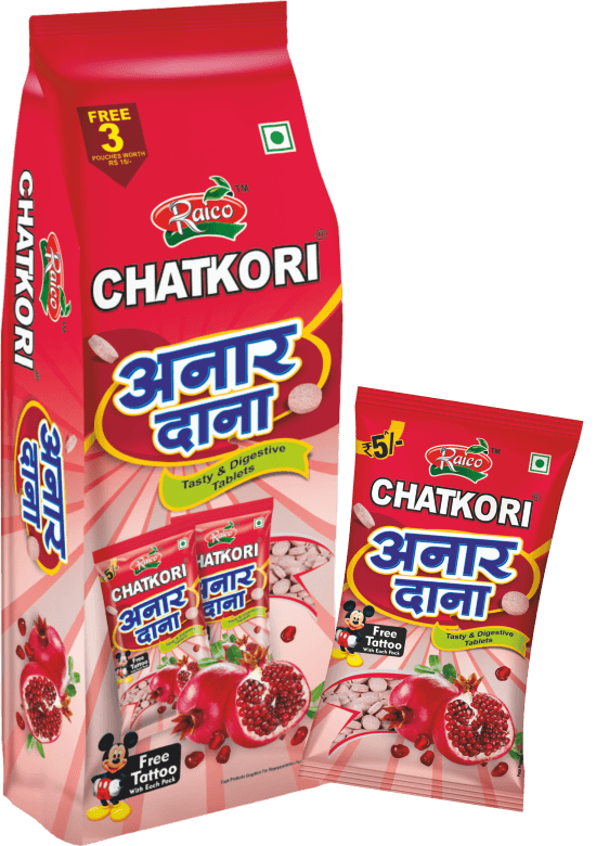 Raico Chatkori Anardana Blister pack (Rs 5)