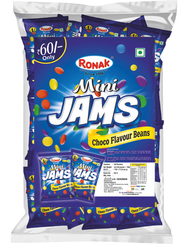 Ronak Mini Jams Packet 60pc (Re 1)